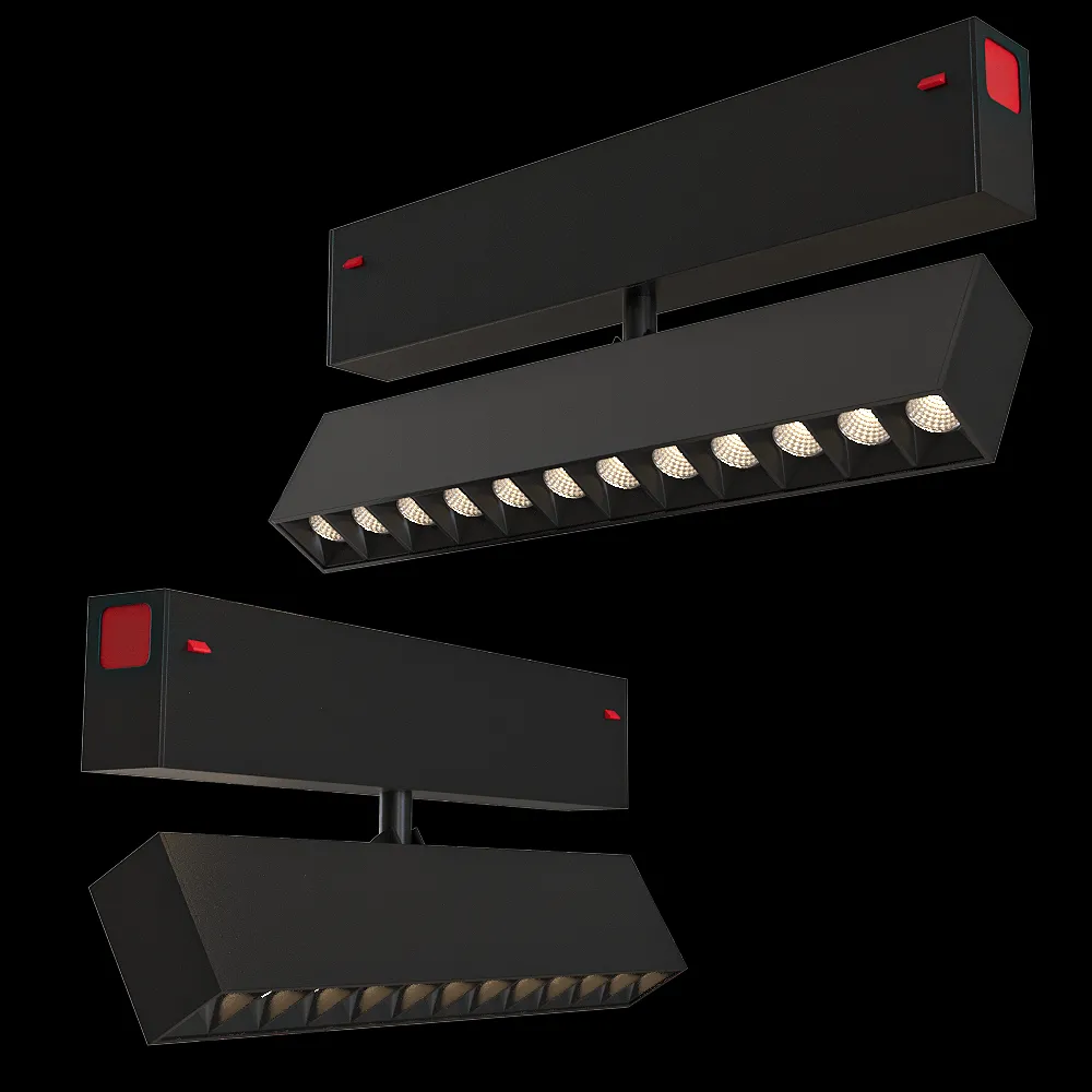 DENKIRS – Track light DK8006-BK 3ds Max