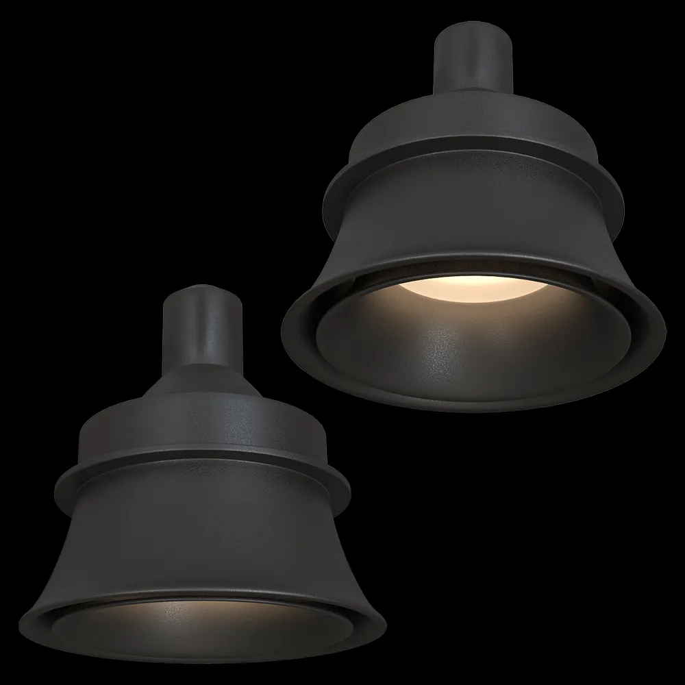 DENKIRS – Waterproof luminaire DK2403-BK 3ds Max