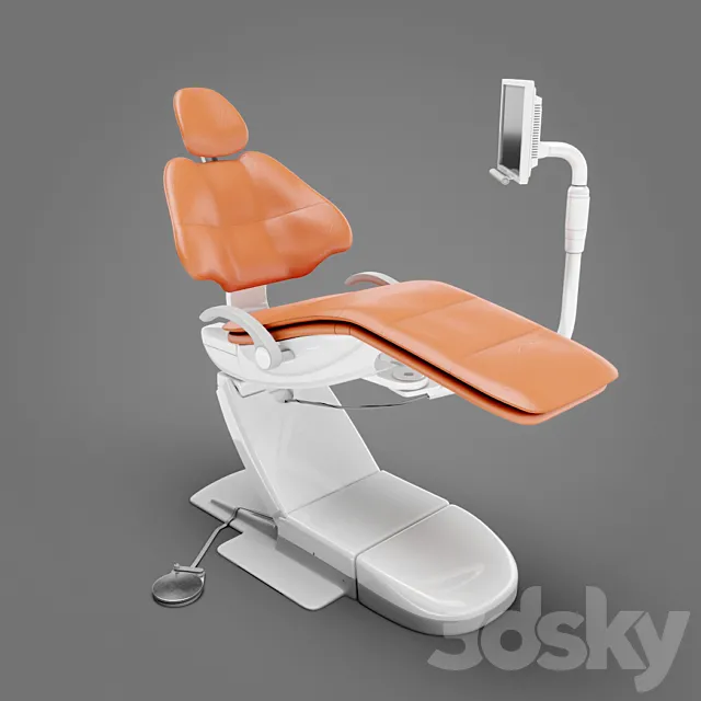 Dental chair A-DEC – “for the competition” 3DS Max Model