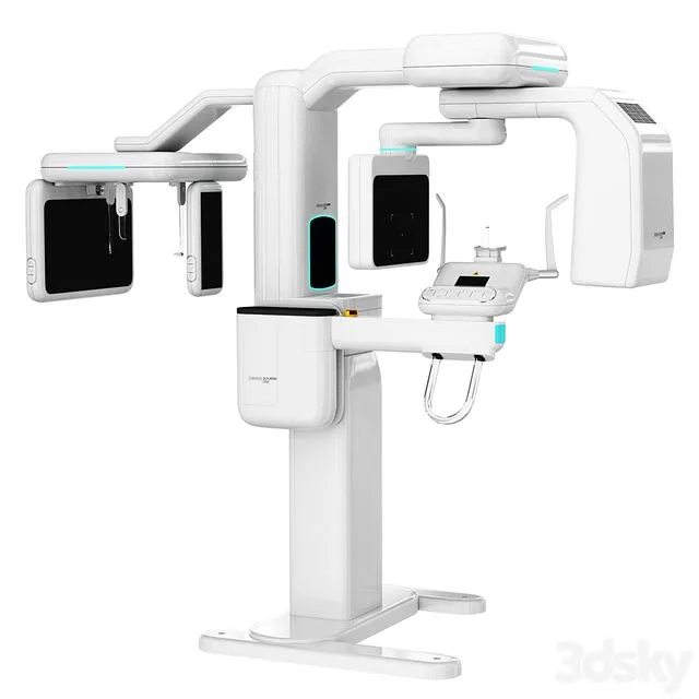 Dental tomograph Genoray Papaya 3D 3dsMax Model