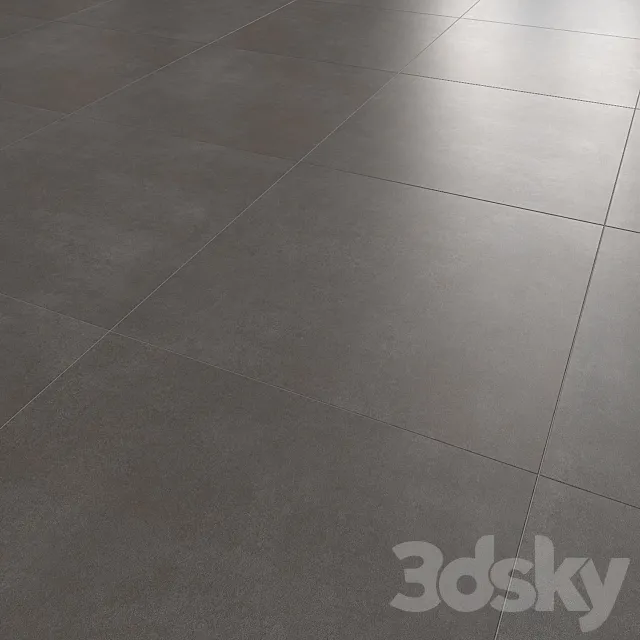 Denver Dark Gray Floor Tile 3DSMax File
