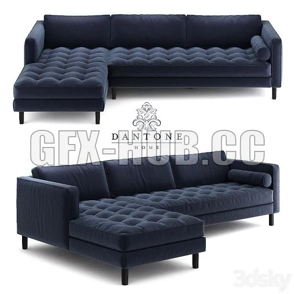 Denver Denver With An Ottoman From 3dsMax Model