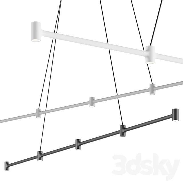 Dependant Suspension | Hanging lamp 3ds Max