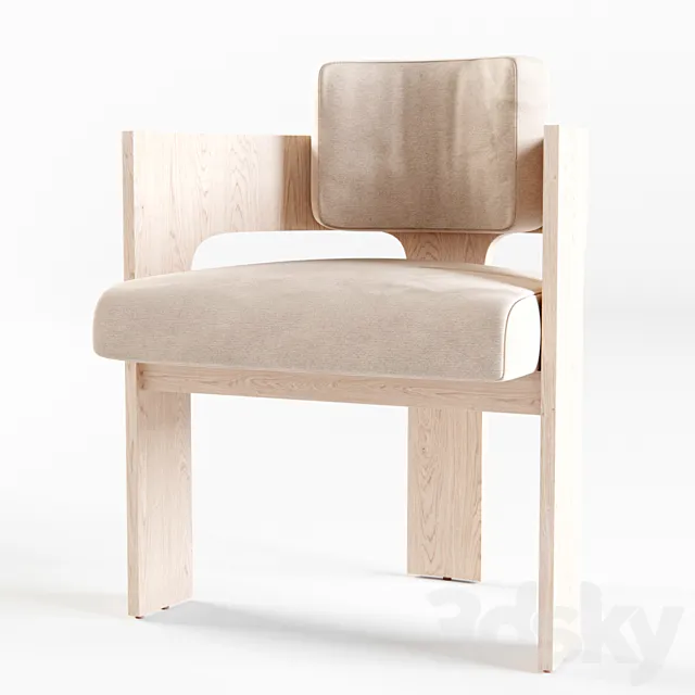 Dering Hall – C BACK CHAIR 3DS Max Model