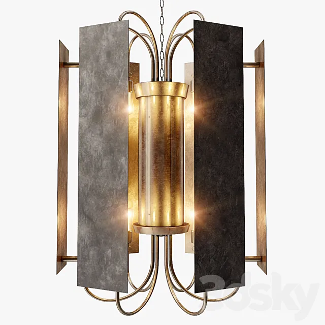 Dering Hall Torino Chandelier 3ds Max