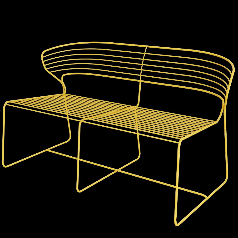 Desalto – Bench Koki Wire 3ds Max