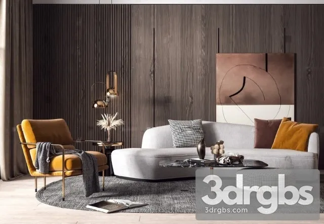 Design Living Room Scandinavian 3dsmax Download