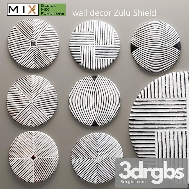 Design Mix Furniture Zulu Shield Panel Panel 3dsmax Download