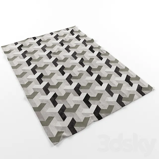 Designer Carpets Ypsilon Grey 3DS Max Model