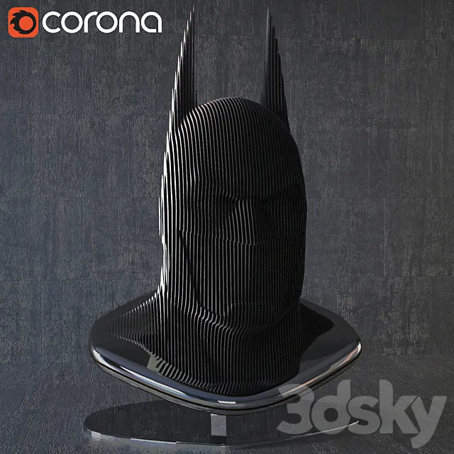 Designer decor Batman 3DS Max Model