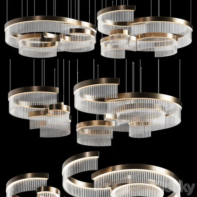 Designer pendant lamp for bedroom 202 3dsMax Model
