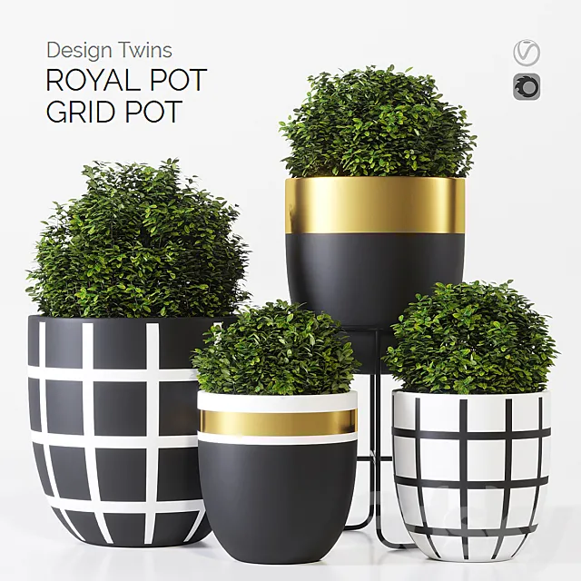 Designtwins pot one 3DS Max Model