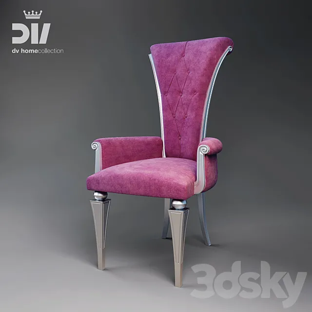 DESIRE capitonne armchair 3DS Max Model