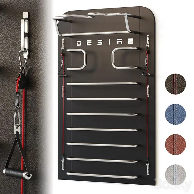 Desire Prime Chrome Multifunctional Trainer 3dsMax Model