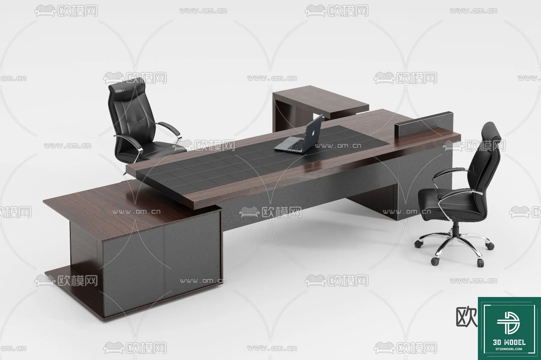 Desk 3D Model for Office – Furniture and Interior Design – 057