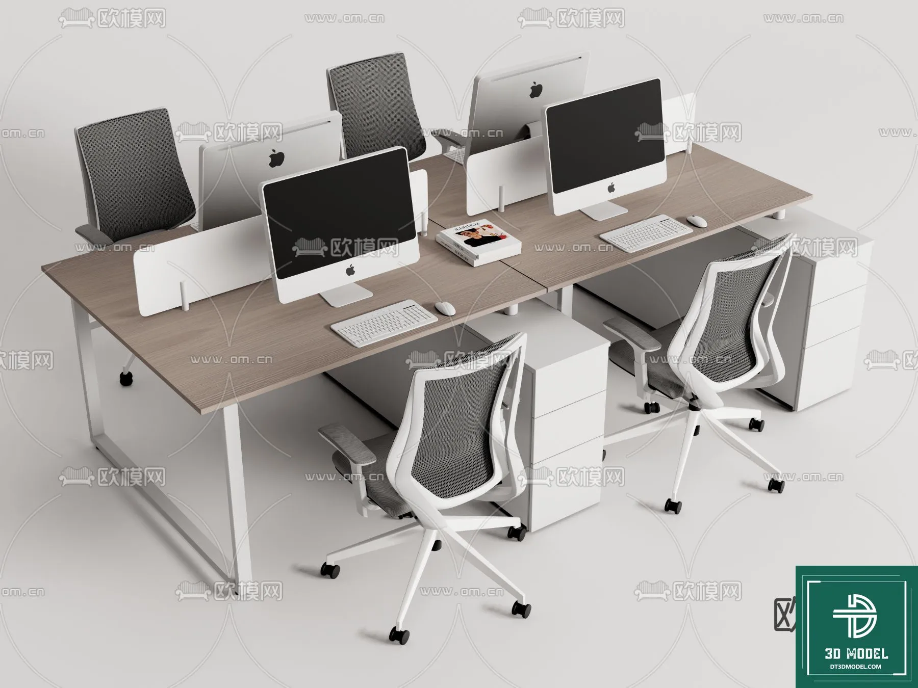 Desk 3D Model for Office – Furniture and Interior Design – 061