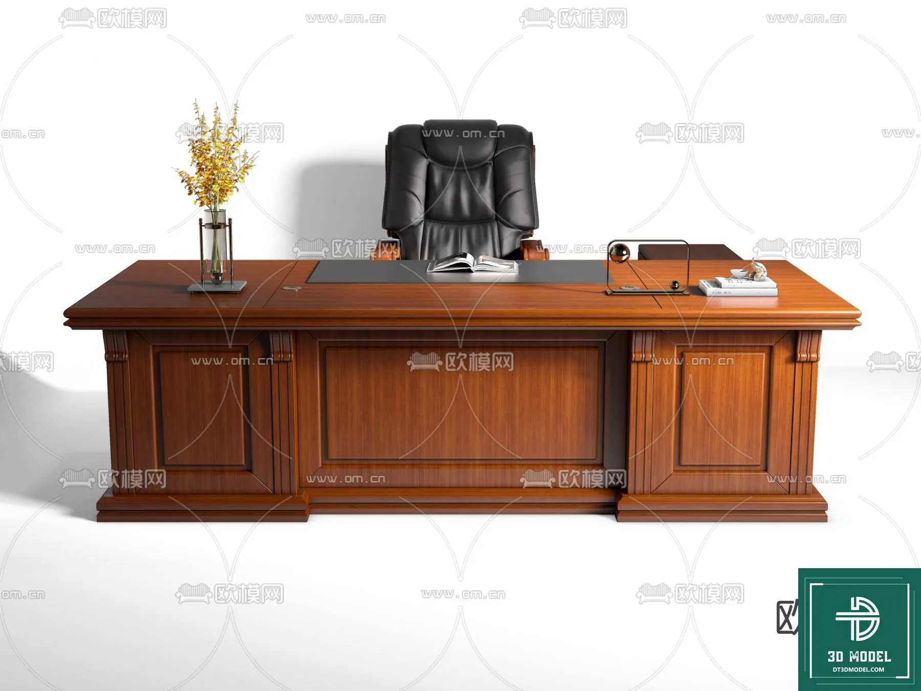 Desk 3D Model for Office – Furniture and Interior Design – 071