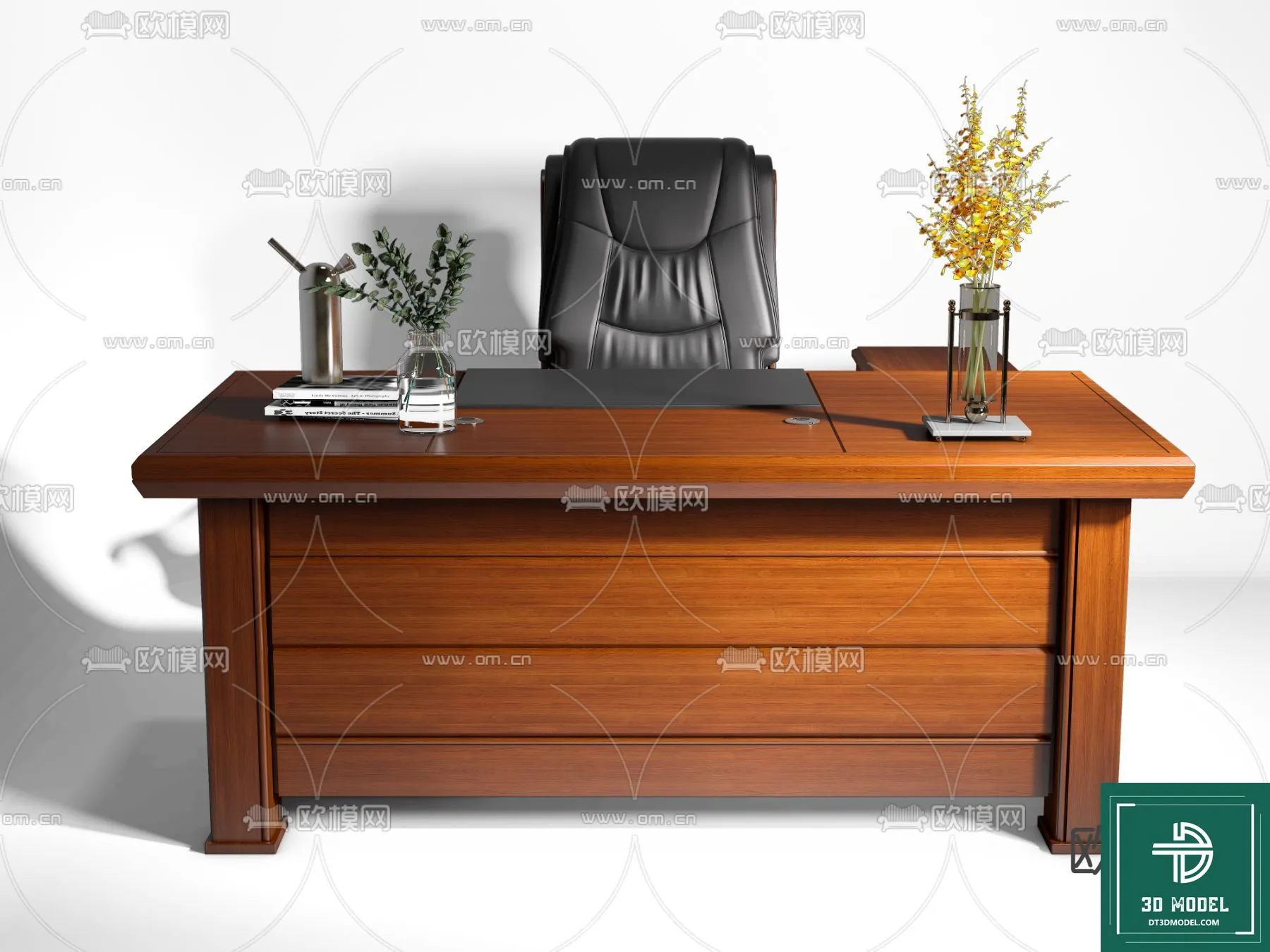 Desk 3D Model for Office – Furniture and Interior Design – 072