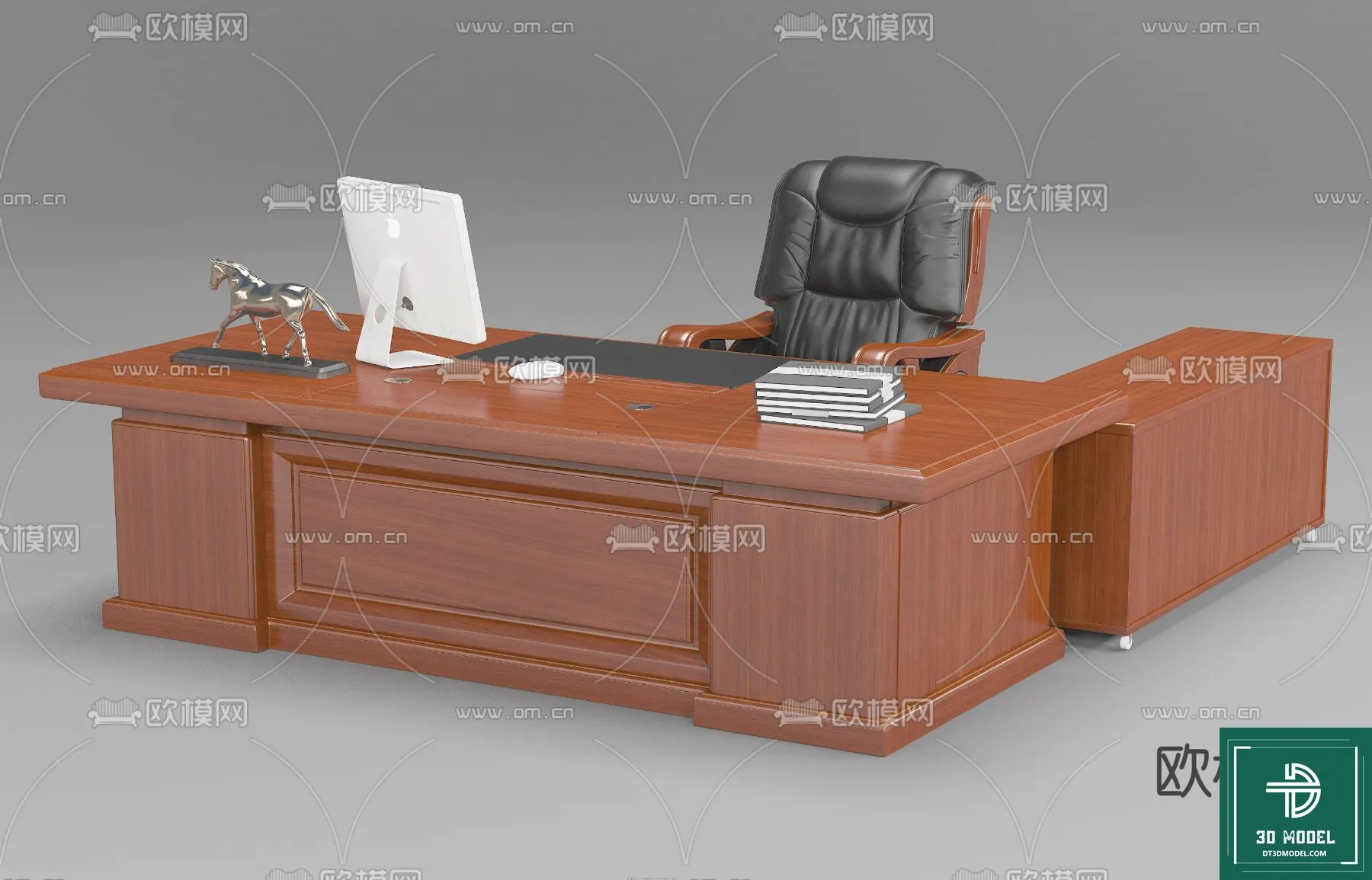 Desk 3D Model for Office – Furniture and Interior Design – 078