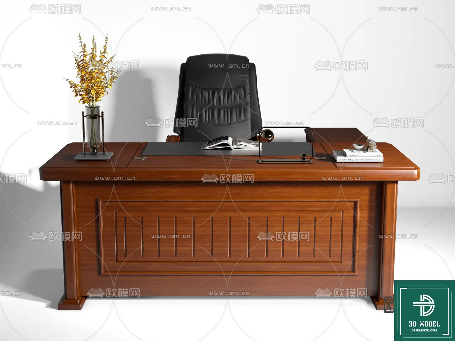 Desk 3D Model for Office – Furniture and Interior Design – 098