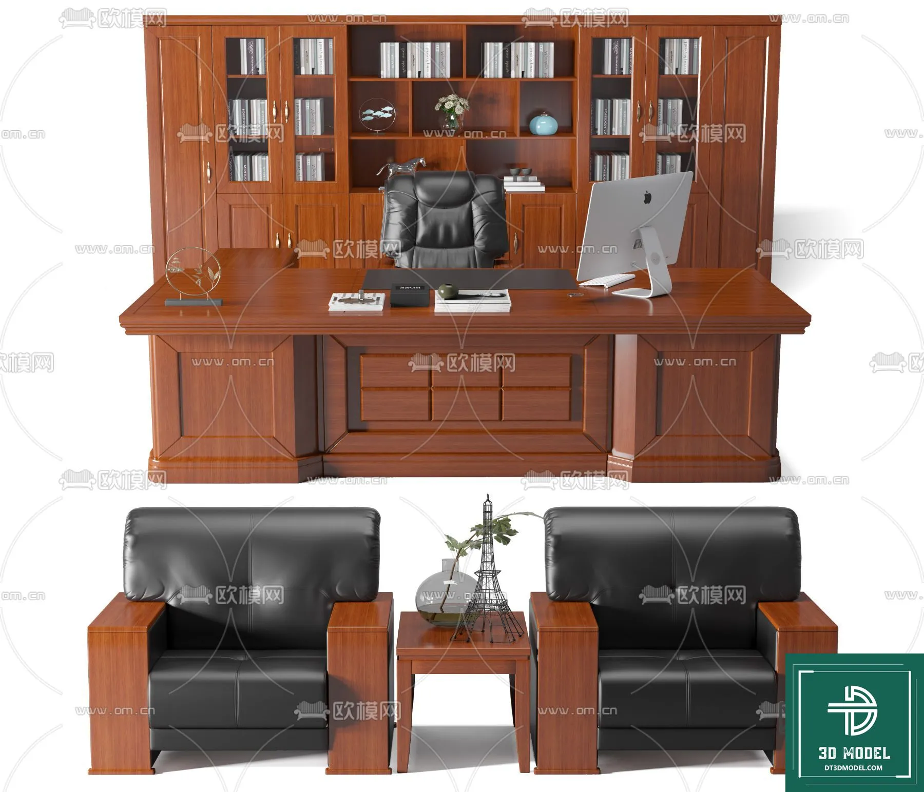 Desk 3D Model for Office – Furniture and Interior Design – 100