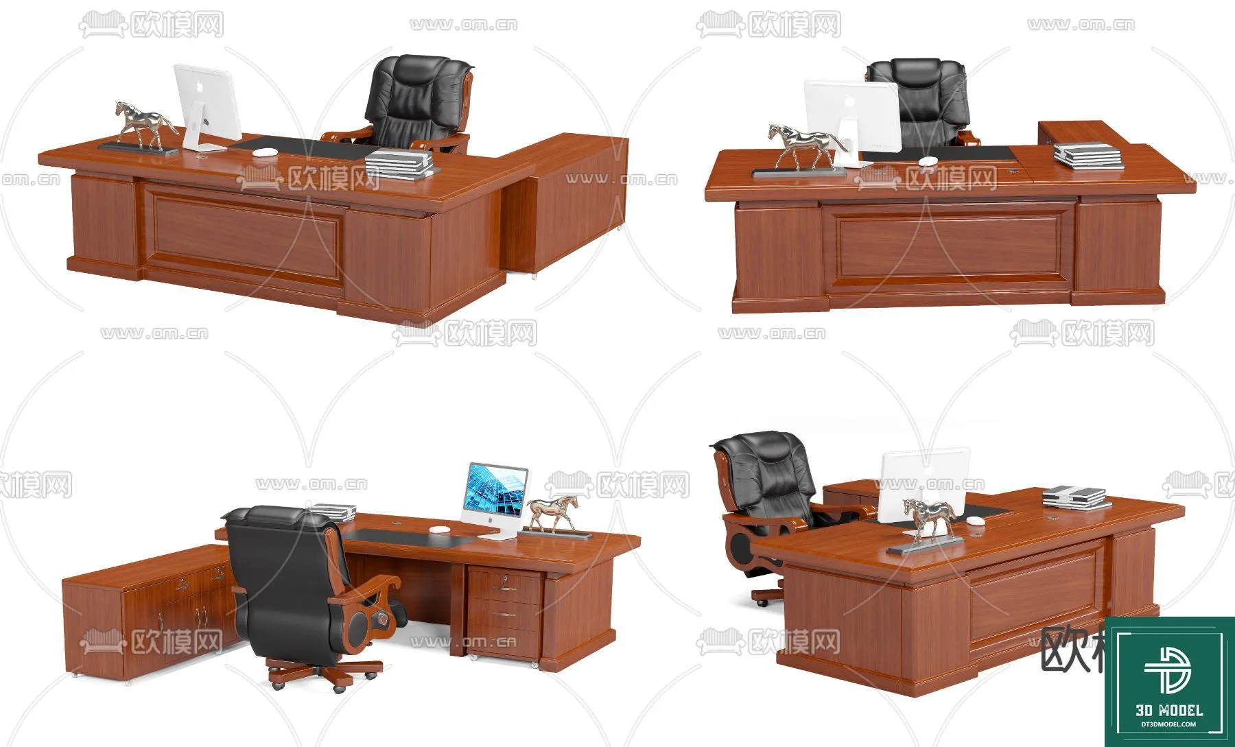 Desk 3D Model for Office – Furniture and Interior Design – 102