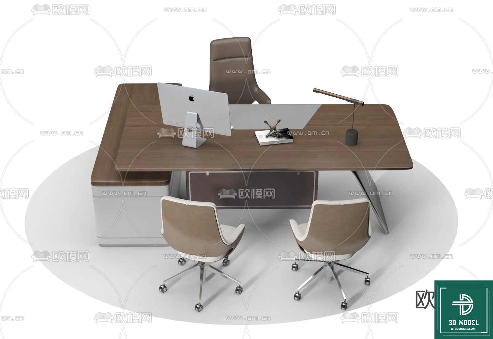 Desk 3D Model for Office – Furniture and Interior Design – 105