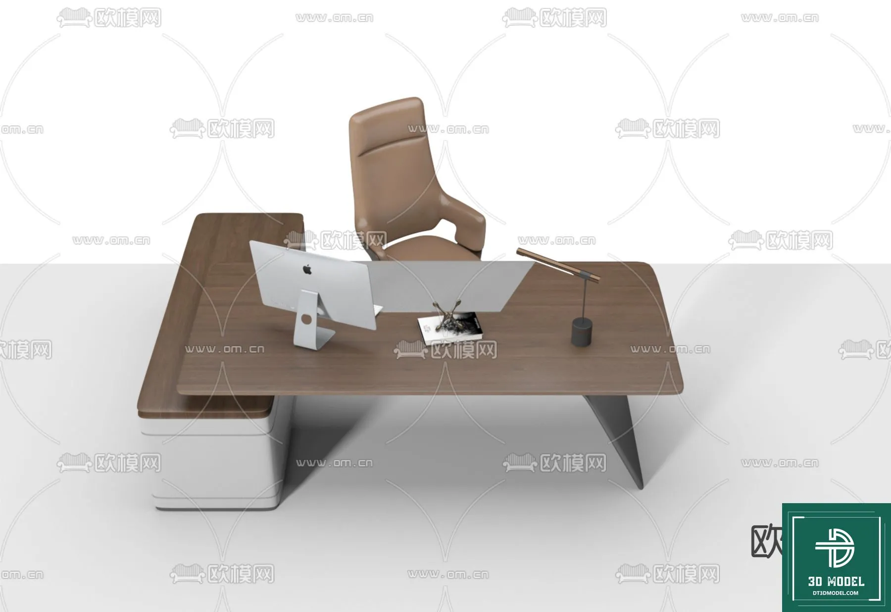 Desk 3D Model for Office – Furniture and Interior Design – 110