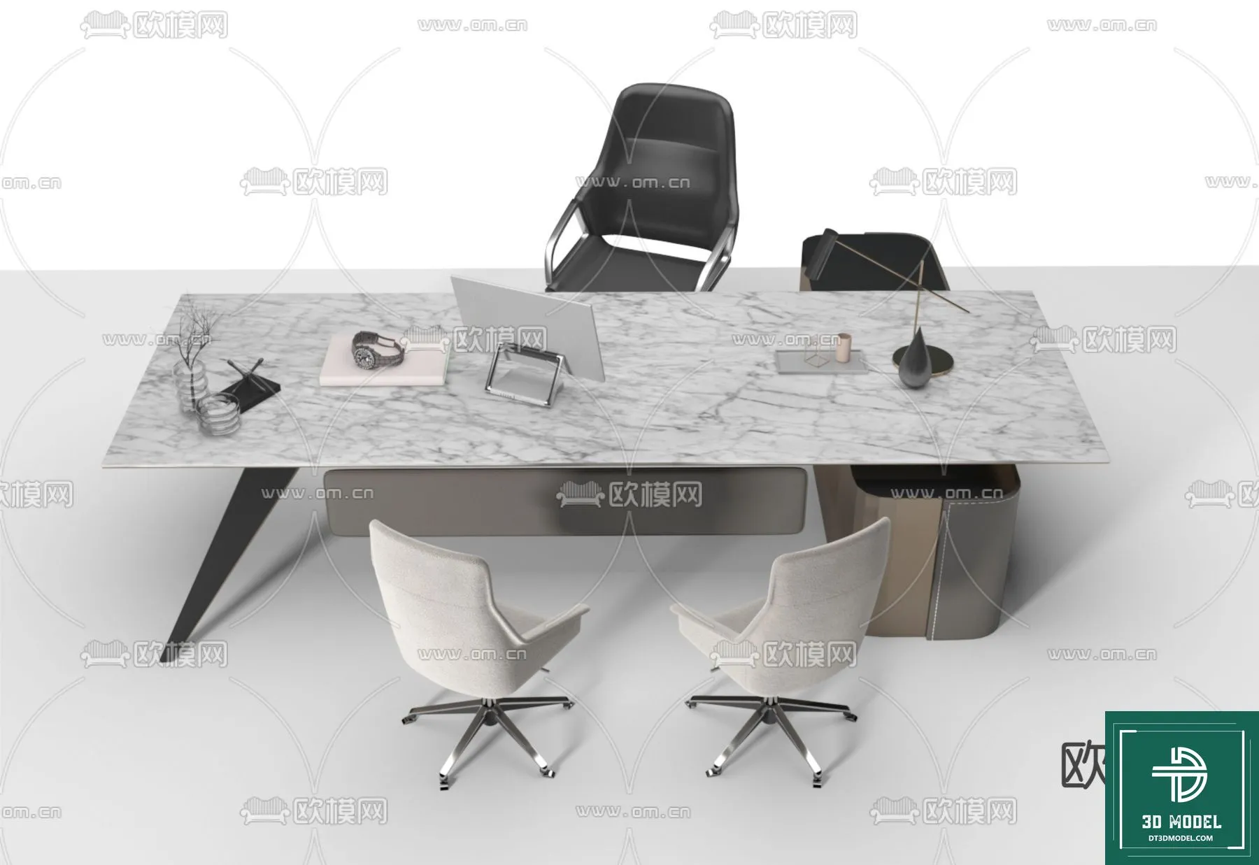 Desk 3D Model for Office – Furniture and Interior Design – 111