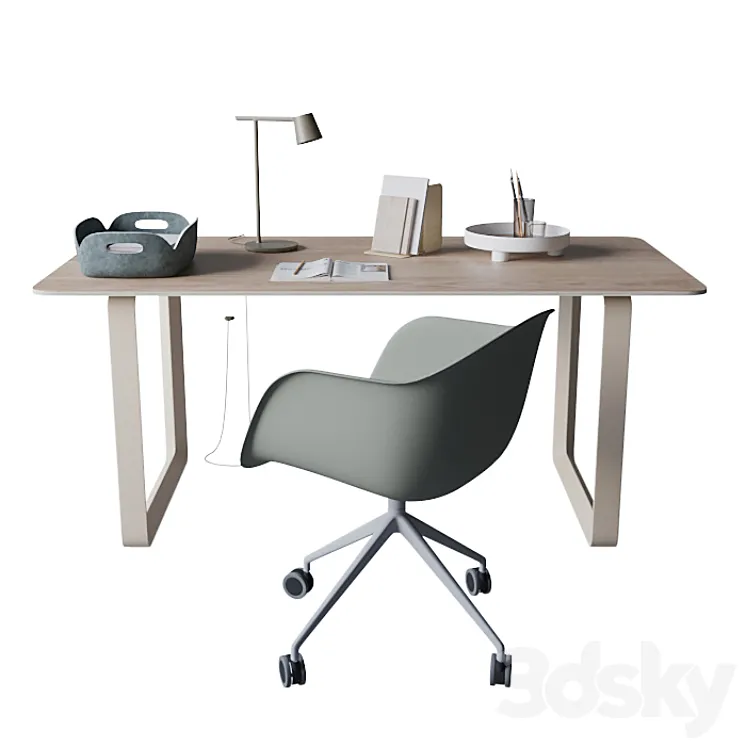 “Desk “”70\/70 Table”” by Muuto” 3DS Max
