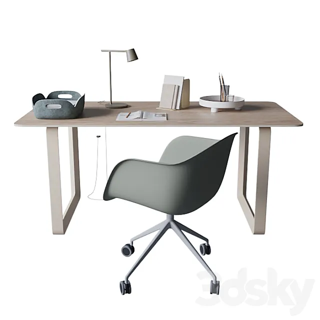 Desk “70_70 Table” by Muuto 3DSMax File