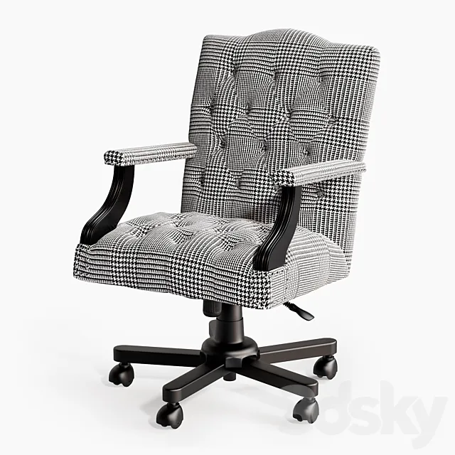 Desk Chair Burchell 3ds Max