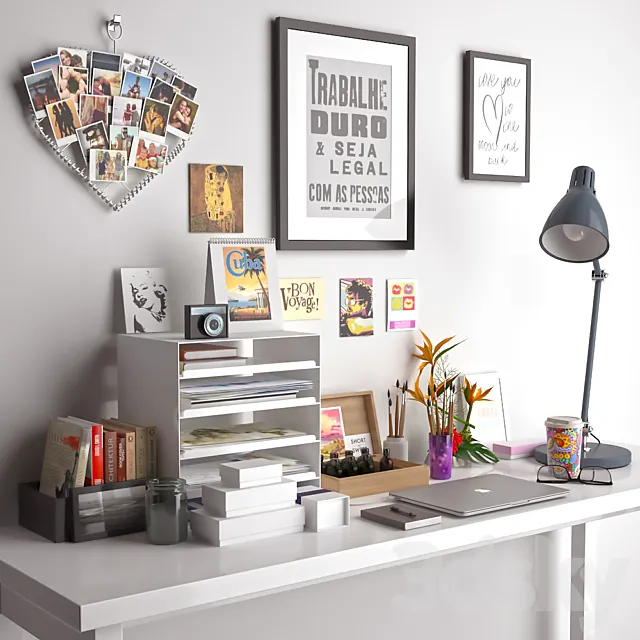 Desk Decoration 3DS Max Model