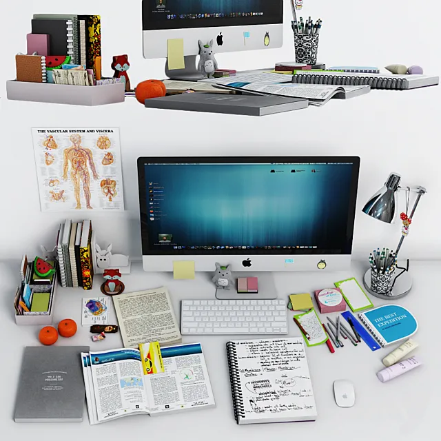 Desk decoration 3DS Max Model