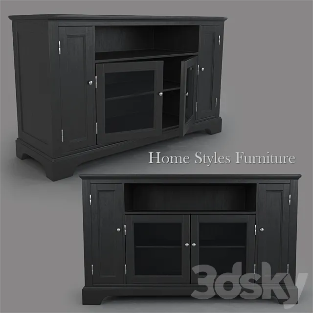 Desk. Pedestal. Bedford by Home Styles Furniture 3DSMax File