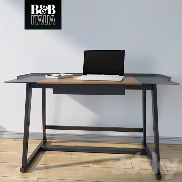 Desk RECIPIO LXC5 B&B Italia 3ds Max