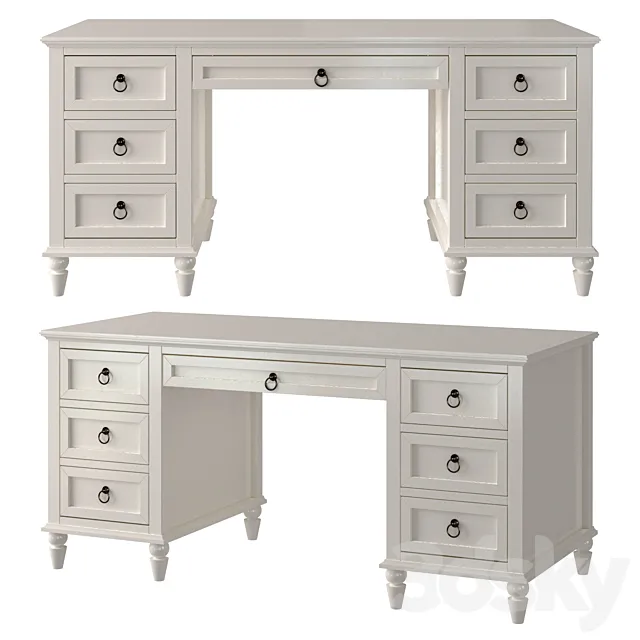 Desk with drawers Vilton 3ds Max