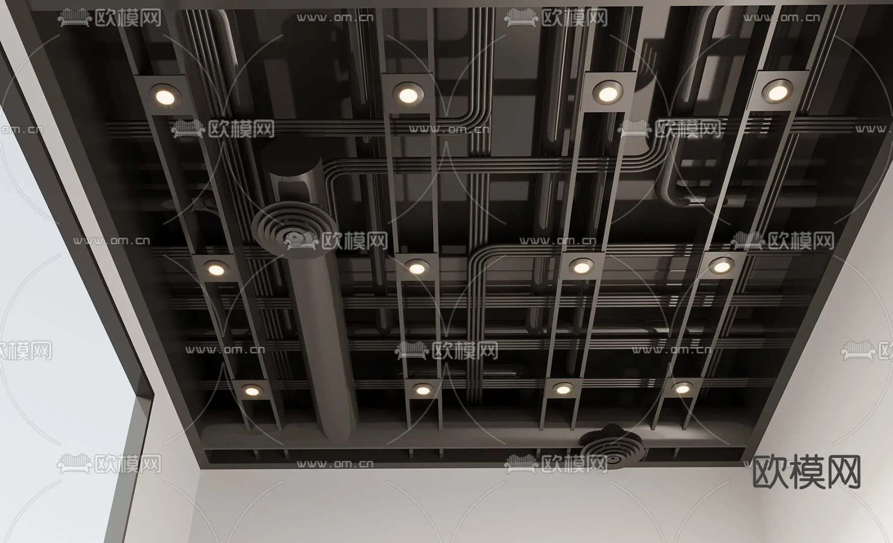 DETAIL – CEILING – 3D Model For Interior Design – 11499