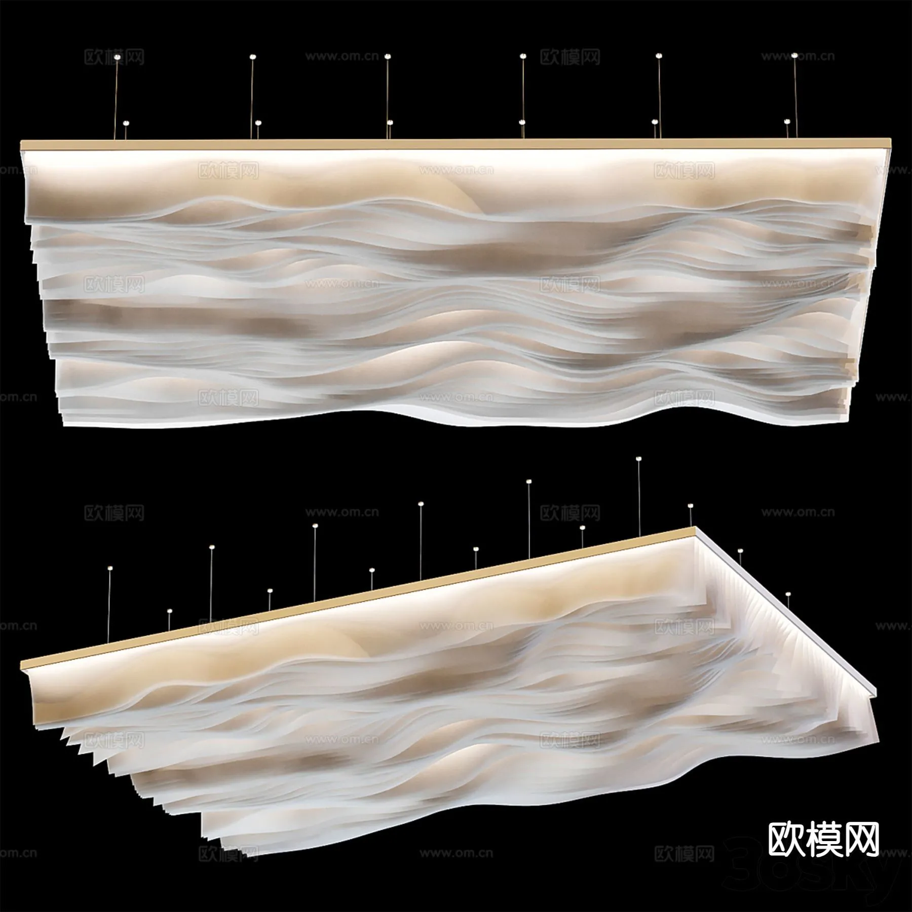 DETAIL – CEILING – 3D Model For Interior Design – 11520