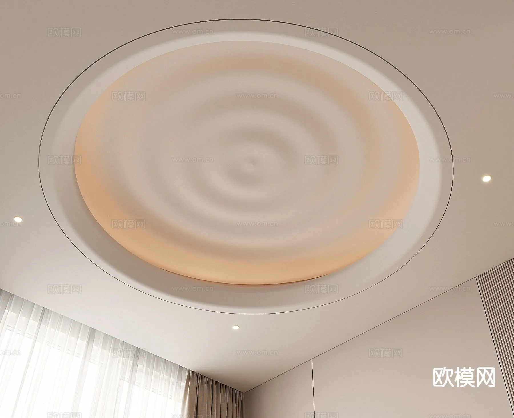 DETAIL – CEILING – 3D Model For Interior Design – 11524