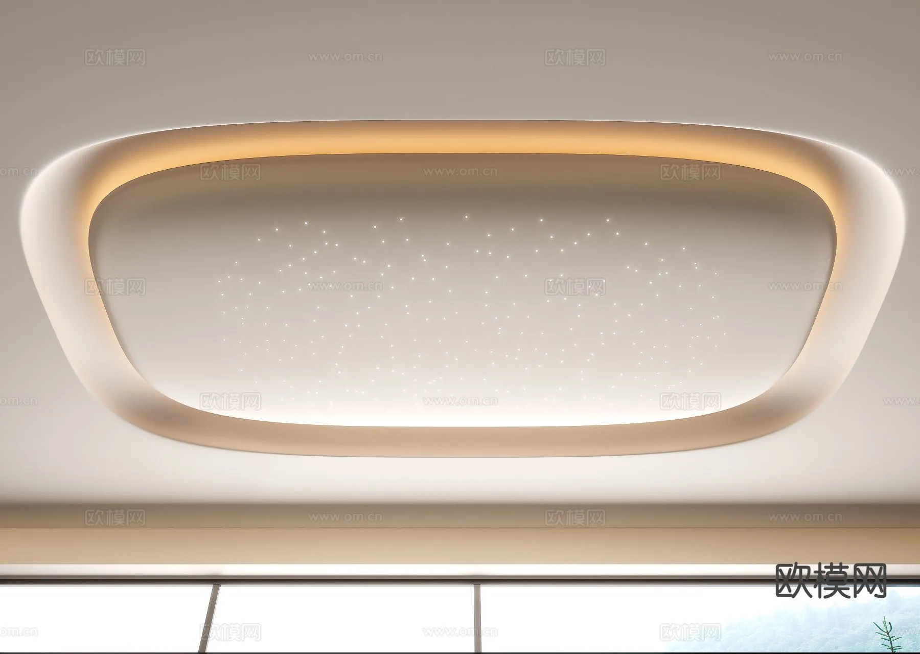 DETAIL – CEILING – 3D Model For Interior Design – 11542