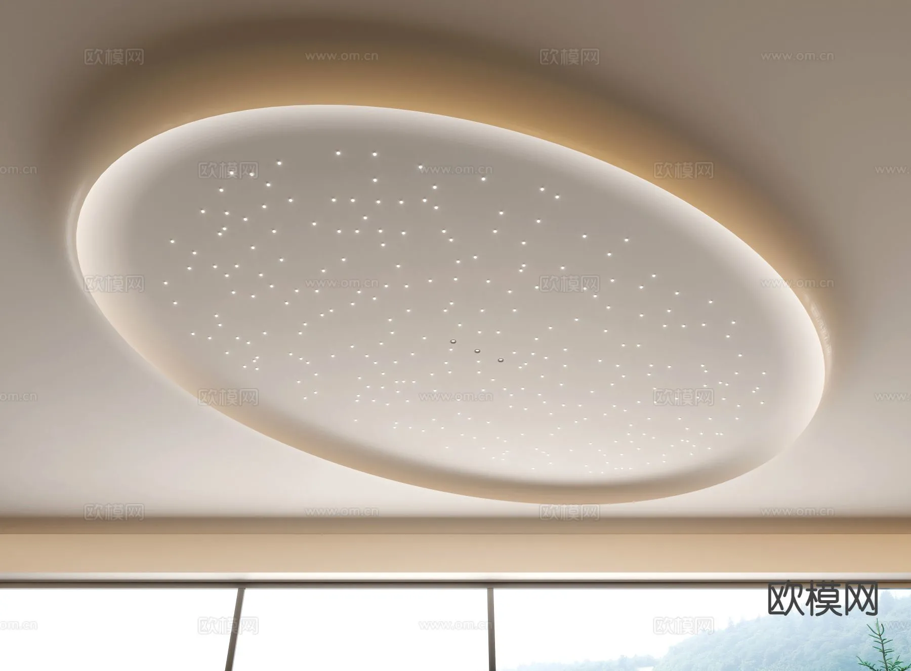 DETAIL – CEILING – 3D Model For Interior Design – 11545