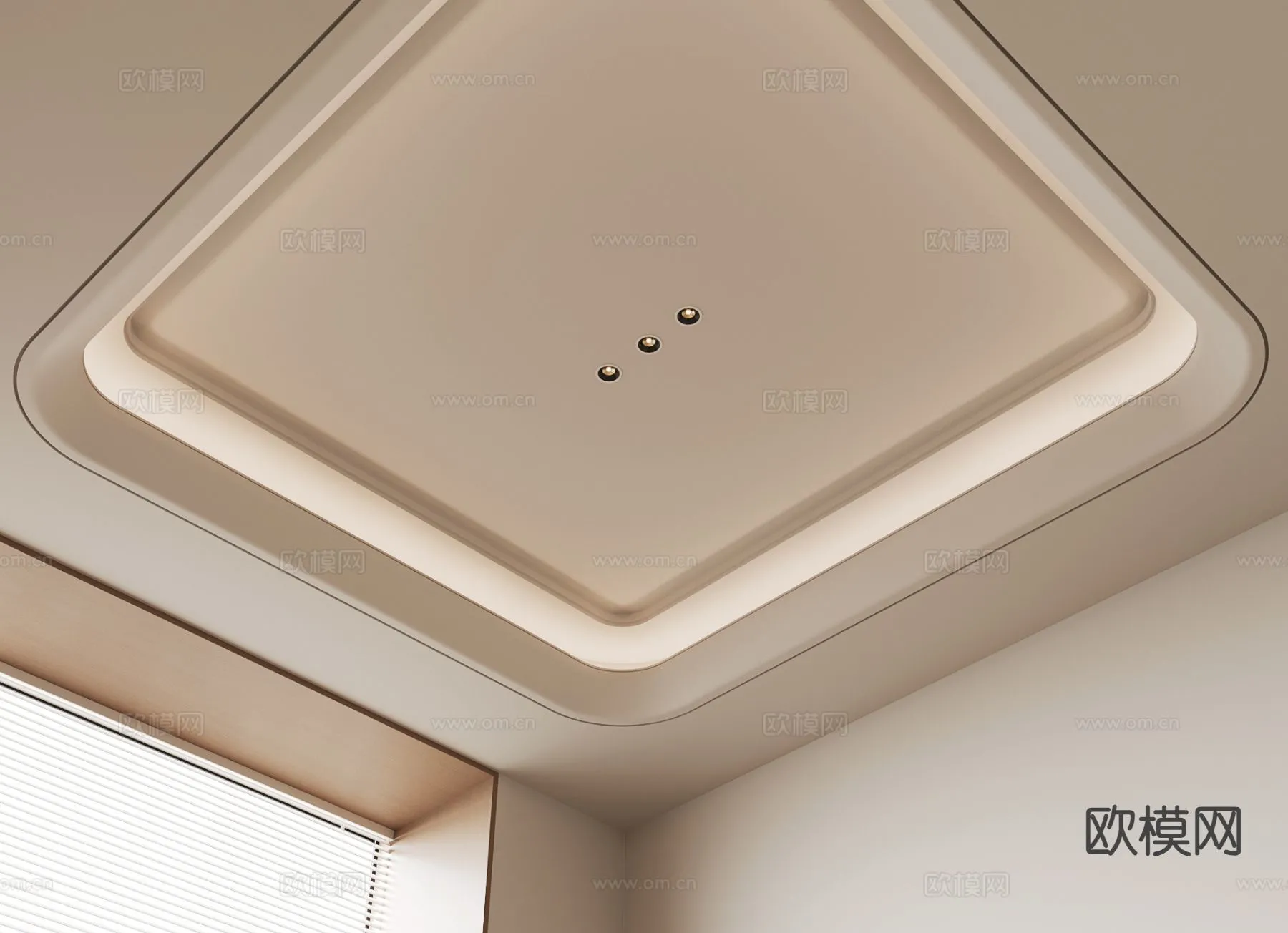 DETAIL – CEILING – 3D Model For Interior Design – 11577