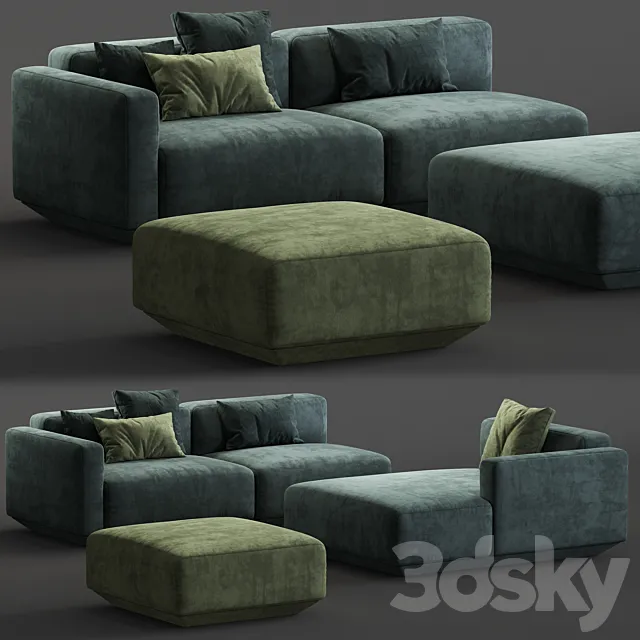 Develius modular sofa 3DSMax File
