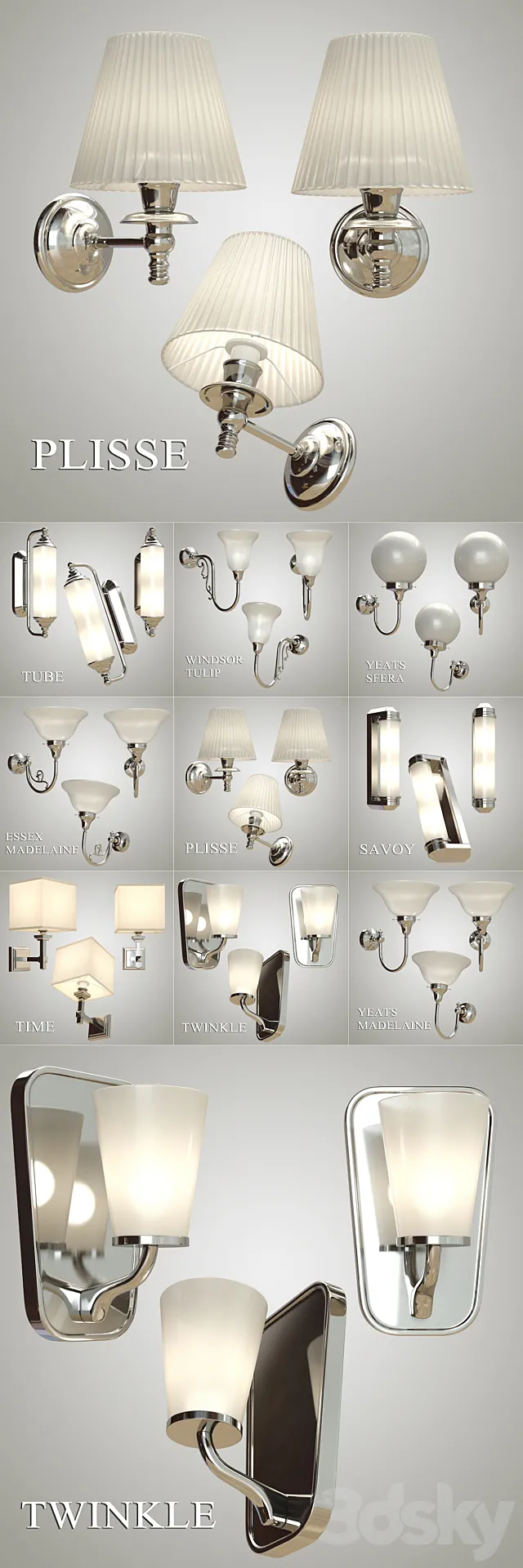 Devon & Devon _ Sconces PART 3 3ds Max