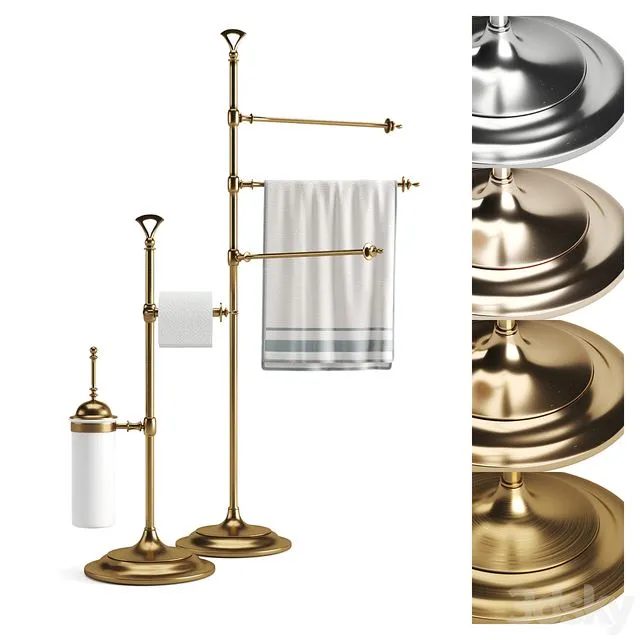 Devon & Devon Single Bathroom Accessories 3dsMax Model