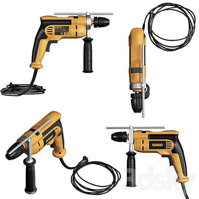 dewalt hammer drill 3ds Max