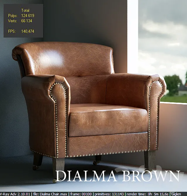 Dialma Brown 3DS Max Model