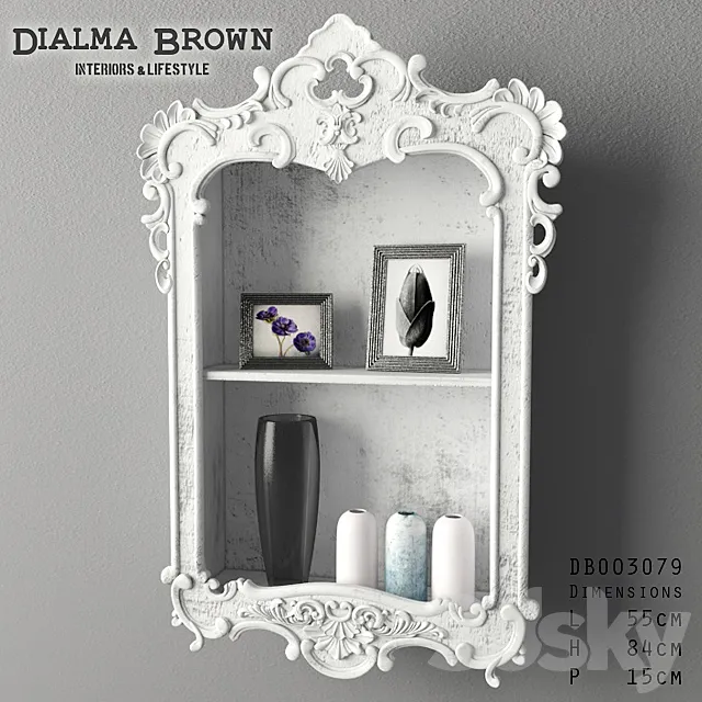 Dialma Brown shelf 3DSMax File