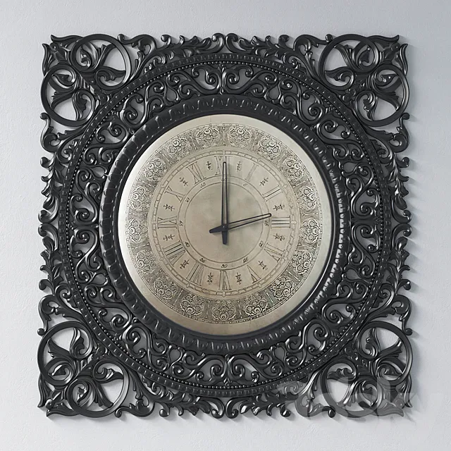 Dialma Brown wall clock 3ds Max